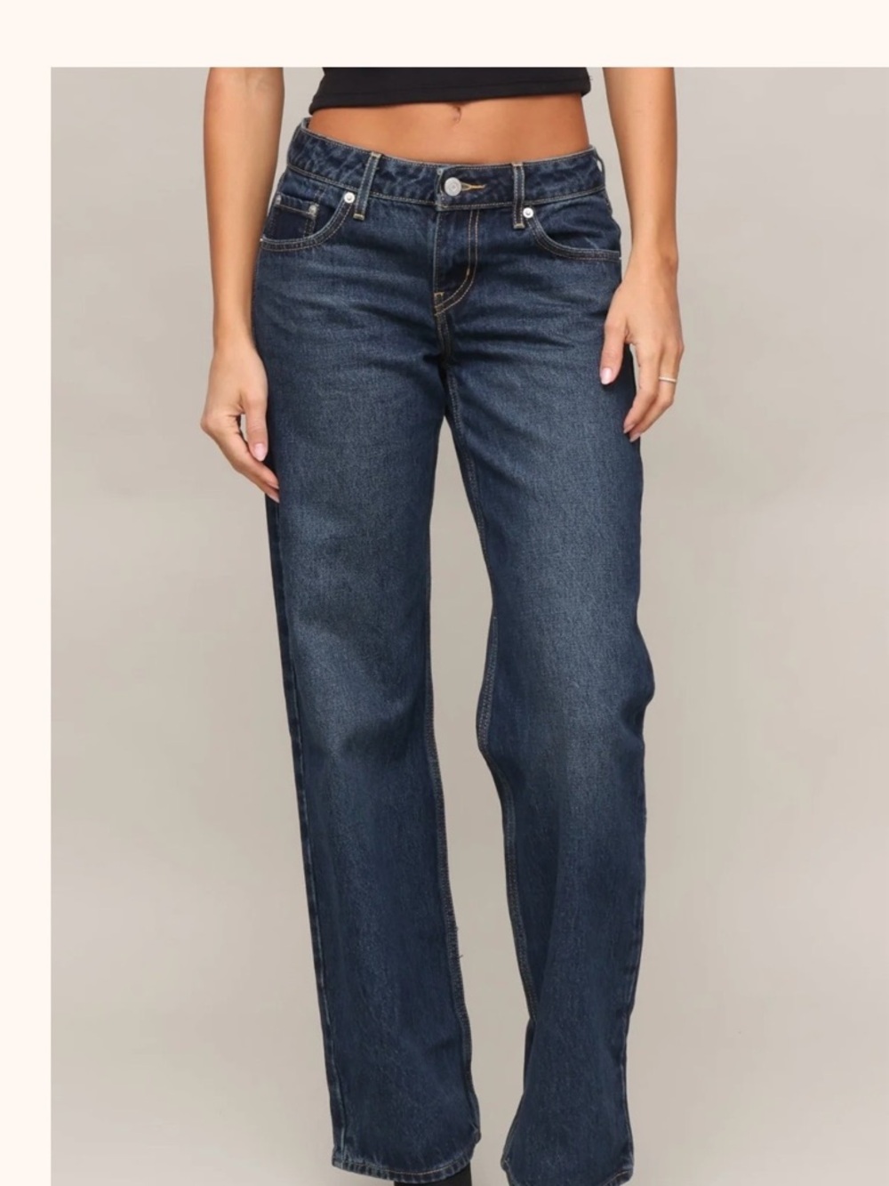Levi's low loose tomorrow morning jeans size 24 - Picture 3 of 12